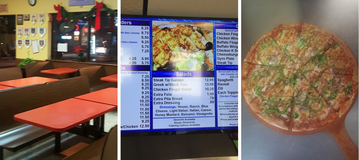 Burlington House of Pizza Menu