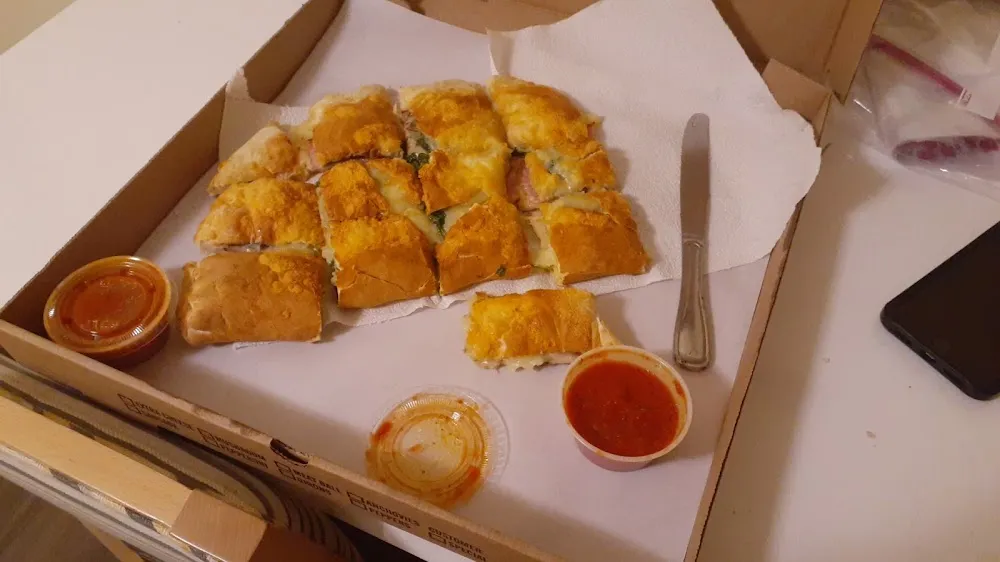 Ham Spinach Mushroom Calzone
